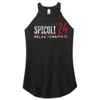 Funny Distressed Spicoli 24 Spicoli 2024 Relax I Can Fix It Women's Perfect Tri Rocker Tank