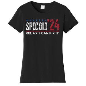 Funny Distressed Spicoli 24 Spicoli 2024 Relax I Can Fix It Women's T-Shirt