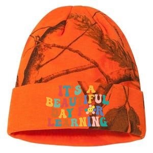 First Day School Its Beautiful Day For Learning Teacher Gift Kati Licensed 12" Camo Beanie