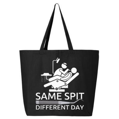 Funny Dentist Same Spit Different Day Dental Chair 25L Jumbo Tote