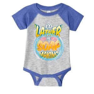 Funny Diy Soap Making Homemade Soap Maker Pun Gift Infant Baby Jersey Bodysuit