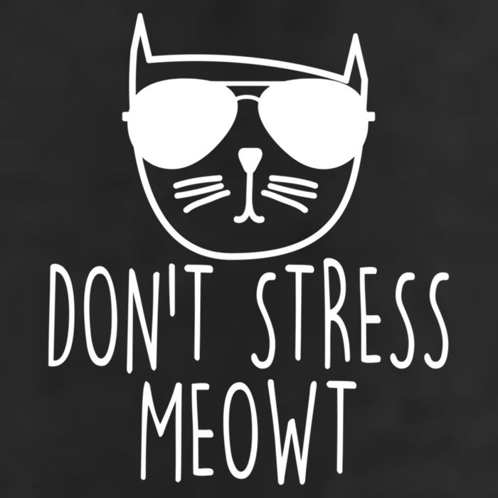 Funny Don't Stress Meowt Cat Owner Don't Stress Me Out Pun Cute Gift 11oz C Handle Ceramic Mug