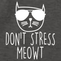 Funny Don't Stress Meowt Cat Owner Don't Stress Me Out Pun Cute Gift Vector Backpack