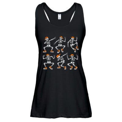 Funny Dancing Skeletons Halloween Skeleton Dance Halloween Ladies Essential Flowy Tank