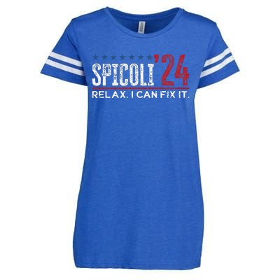 Funny Distressed Spicoli 24 Spicoli 2024 relax I can fix it Enza Ladies Jersey Football T-Shirt