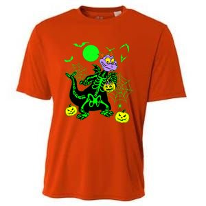 Figment Dragon Skeleton Halloween Trick Or Treat Figment Dragon Hallow Cooling Performance Crew T-Shirt