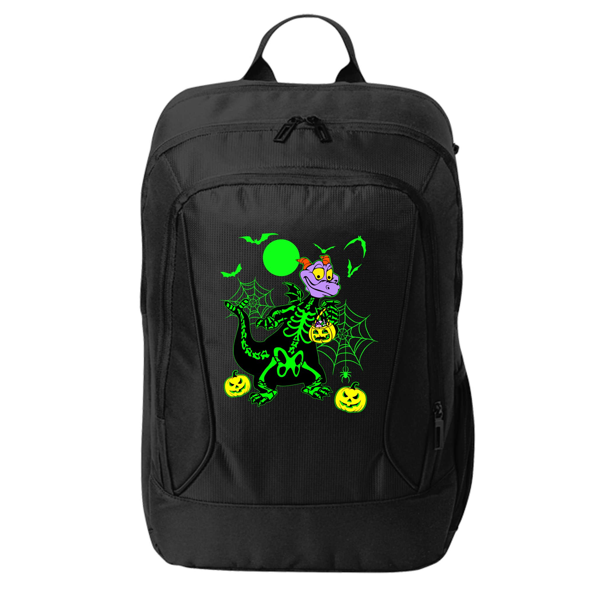 Figment Dragon Skeleton Halloween Trick Or Treat Figment Dragon Hallow City Backpack