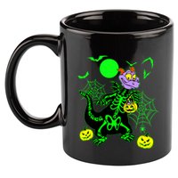 Figment Dragon Skeleton Halloween Trick Or Treat Figment Dragon Hallow 11oz C Handle Ceramic Mug