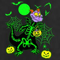 Figment Dragon Skeleton Halloween Trick Or Treat Figment Dragon Hallow 11oz C Handle Ceramic Mug