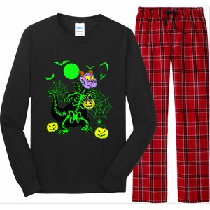 Figment Dragon Skeleton Halloween Trick Or Treat Figment Dragon Hallow Long Sleeve Pajama Set