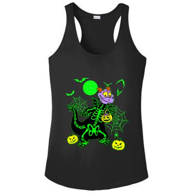Figment Dragon Skeleton Halloween Trick Or Treat Figment Dragon Hallow Ladies PosiCharge Competitor Racerback Tank