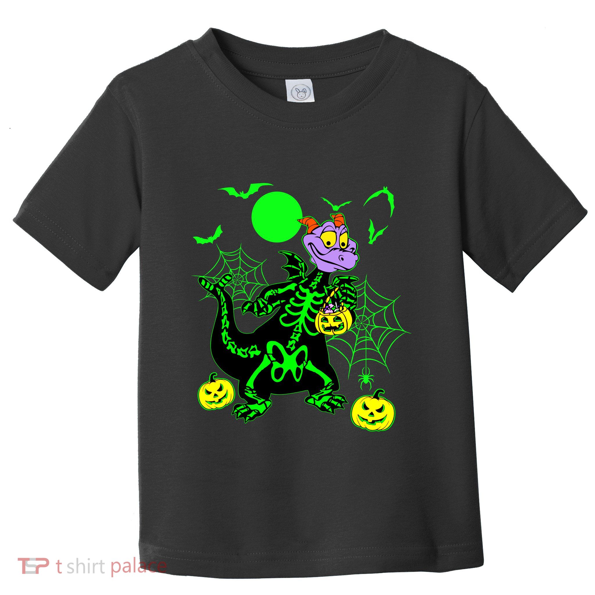 Figment Dragon Skeleton Halloween Trick Or Treat Figment Dragon Hallow Toddler T-Shirt