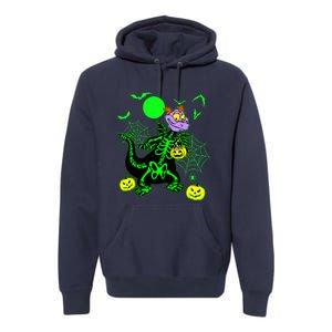 Figment Dragon Skeleton Halloween Trick Or Treat Figment Dragon Hallow Premium Hoodie