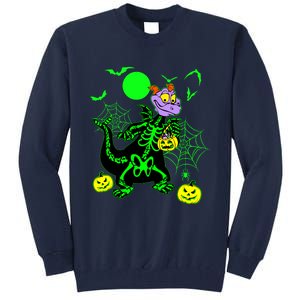 Figment Dragon Skeleton Halloween Trick Or Treat Figment Dragon Hallow Tall Sweatshirt