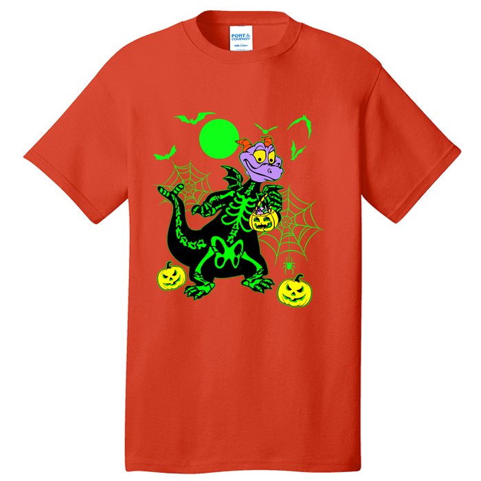 Figment Dragon Skeleton Halloween Trick Or Treat Figment Dragon Hallow Tall T-Shirt