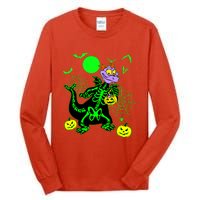 Figment Dragon Skeleton Halloween Trick Or Treat Figment Dragon Hallow Tall Long Sleeve T-Shirt