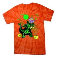 Figment Dragon Skeleton Halloween Trick Or Treat Figment Dragon Hallow Tie-Dye T-Shirt