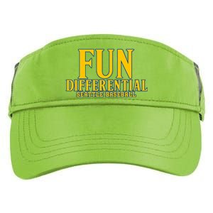 Fun Differential Seattle Baseball Adult Drive Performance Visor