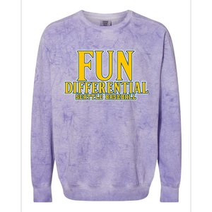 Fun Differential Seattle Baseball Colorblast Crewneck Sweatshirt