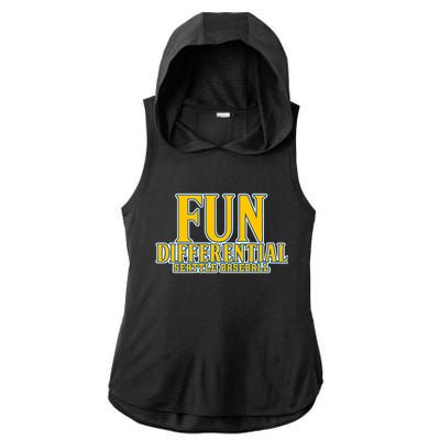 Fun Differential Seattle Baseball Ladies PosiCharge Tri-Blend Wicking Draft Hoodie Tank