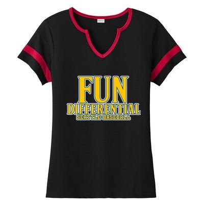 Fun Differential Seattle Baseball Ladies Halftime Notch Neck Tee