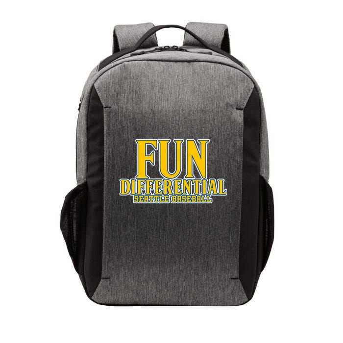 Fun Differential Seattle Baseball Vector Backpack