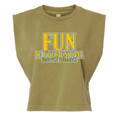 Fun Differential Seattle Baseball Garment-Dyed Women's Muscle Tee