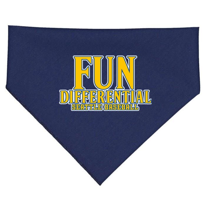 Fun Differential Seattle Baseball USA-Made Doggie Bandana