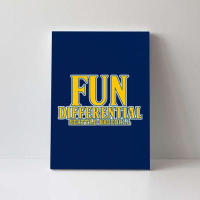 Fun Differential Seattle Baseball Canvas