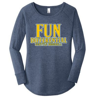 Fun Differential Seattle Baseball Women's Perfect Tri Tunic Long Sleeve Shirt