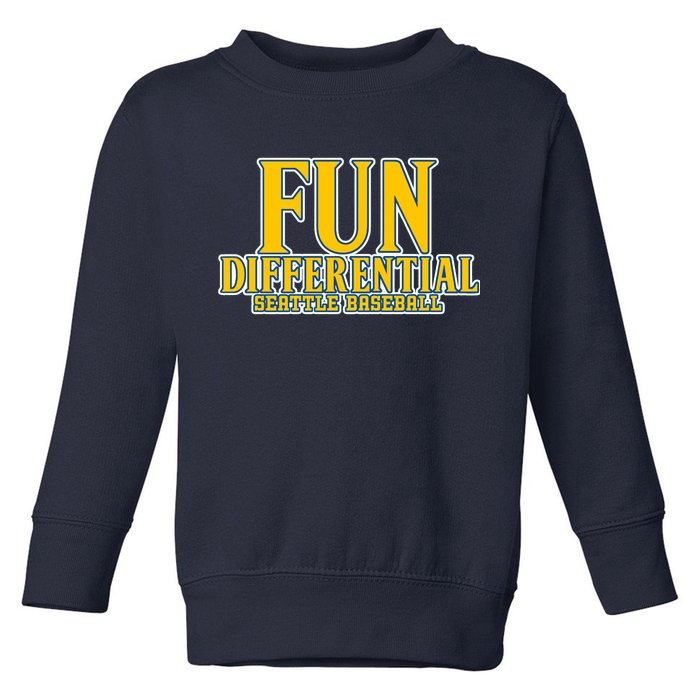 Fun Differential Seattle Baseball Toddler Sweatshirt