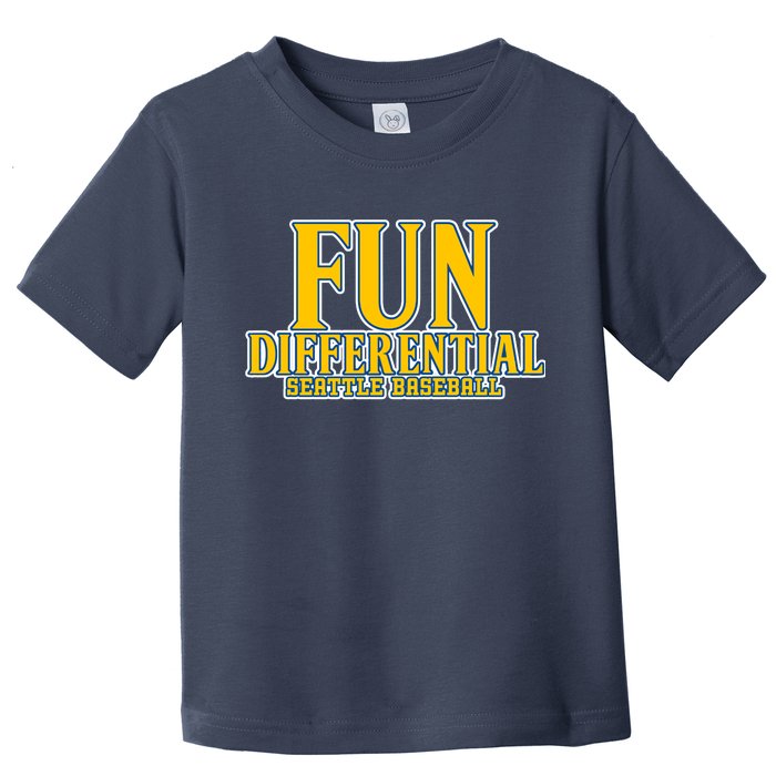 Fun Differential Seattle Baseball Toddler T-Shirt