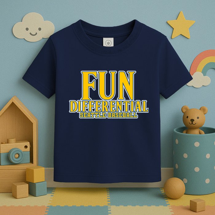 Fun Differential Seattle Baseball Toddler T-Shirt