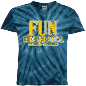 Fun Differential Seattle Baseball Kids Tie-Dye T-Shirt