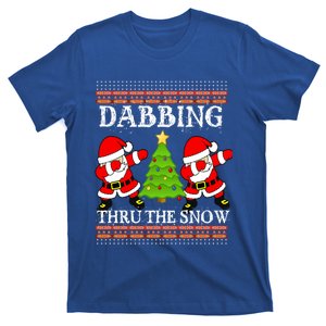 Funny Dabbing Santa Ugly Christmas Tree Sweater Jumper Gift T-Shirt