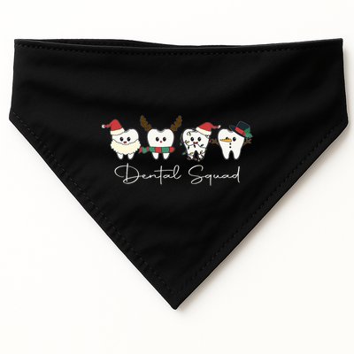Funny Dental Squad Tooth Christmas Xmas Dental Assistant USA-Made Doggie Bandana