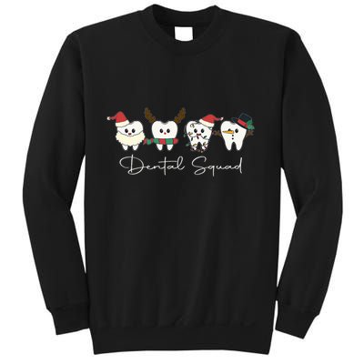 Funny Dental Squad Tooth Christmas Xmas Dental Assistant Sweatshirt