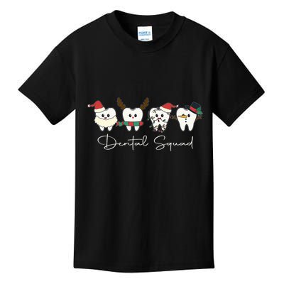 Funny Dental Squad Tooth Christmas Xmas Dental Assistant Kids T-Shirt