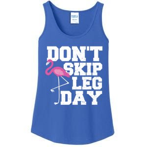 Fitness: Don't Skip Leg Day Gift Flamingo Meaningful Gift Ladies Essential Tank