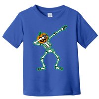 Funny Dabbing Skeleton Pumpkin Halloween Dab Gift Toddler T-Shirt