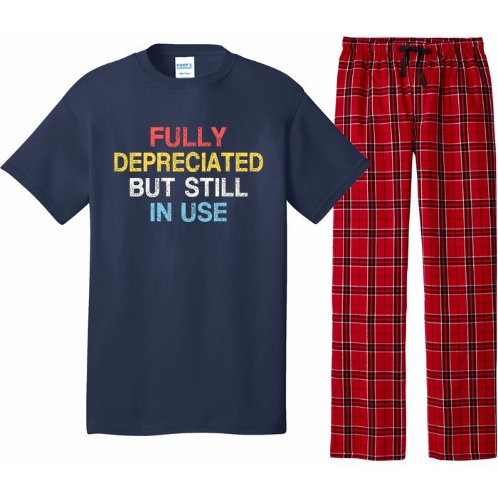 Fully Depreciated Still In Use For Accounting Retro Graphic Pajama Set