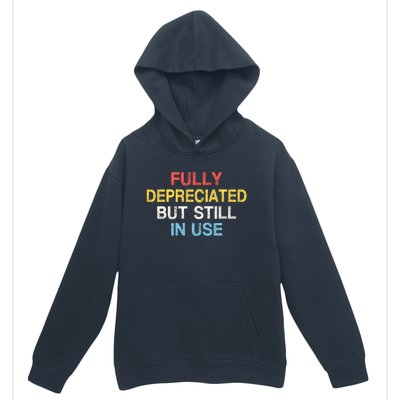 Fully Depreciated Still In Use For Accounting Retro Graphic Urban Pullover Hoodie