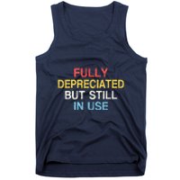 Fully Depreciated Still In Use For Accounting Retro Graphic Tank Top