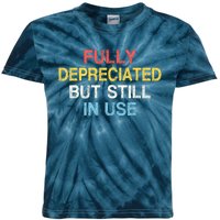 Fully Depreciated Still In Use For Accounting Retro Graphic Kids Tie-Dye T-Shirt