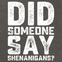 Funny Did Someone Say Shenanigans St Patricks Day Costume Cotton Canvas Backpack