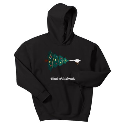 Funny Design Steal Ugly Christmas Goose For Fans Kids Hoodie