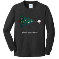 Funny Design Steal Ugly Christmas Goose For Fans Kids Long Sleeve Shirt