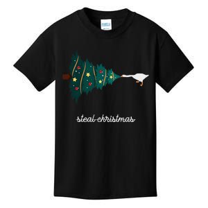 Funny Design Steal Ugly Christmas Goose For Fans Kids T-Shirt