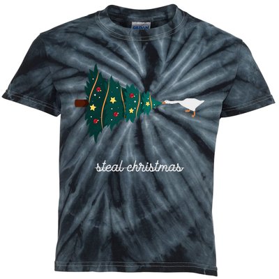 Funny Design Steal Ugly Christmas Goose For Fans Kids Tie-Dye T-Shirt