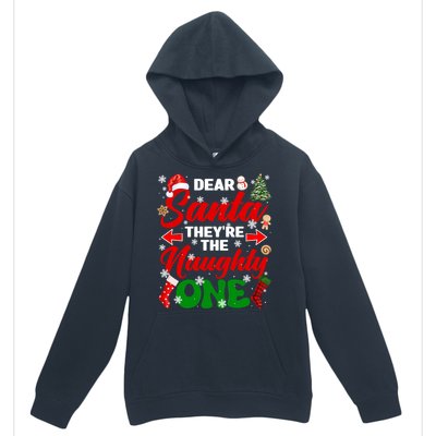 Funny Dear Santa They Are The Naughty Ones Christmas Squad Gift Urban Pullover Hoodie